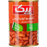کنسرو لوبیا چیتی با سس گوجه فرنگی  پیک