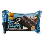 کیک روغنی وانیلی و کاکائویی 60 گرمی بنیس